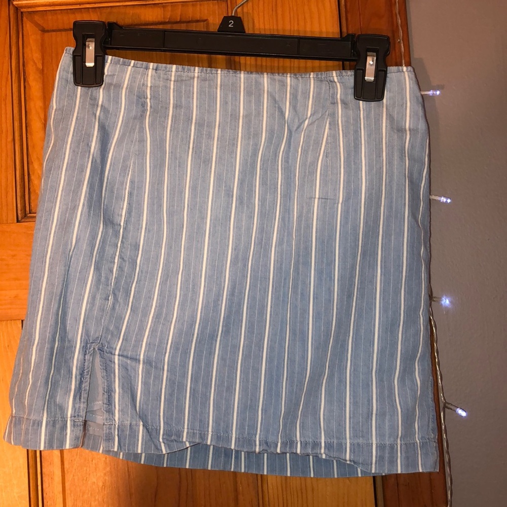 Pin-Striped Skirt